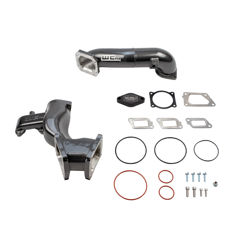 Wehrli 11-16 Chevrolet 6.6L LML Duramax High Flow Y-Bridge Kit - Candy Red