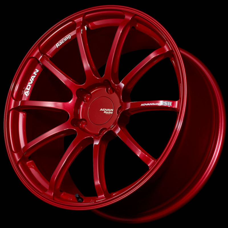 Advan RSII 19x8.5 / +52 Offset / 5-130 / 71.6mm Bore / Racing Red