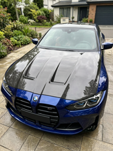 Load image into Gallery viewer, BMW 3 Series G80/G81 M3 &amp; 4 Series G82/G83 M4 Carbon Fiber Front Hood (2019+)