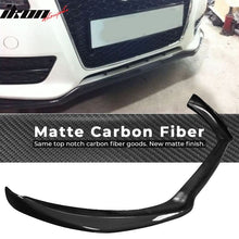 Load image into Gallery viewer, 2014-2016 Audi A5 Quattro P Front Bumper Lip Spoiler Cabon Fiber