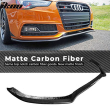 Load image into Gallery viewer, 2013-2017 Audi S5 A5 S-Line JPM Front Bumper Lip Spoiler Carbon Fiber