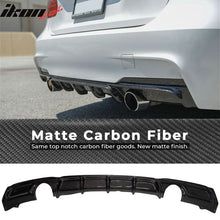 Load image into Gallery viewer, 2012-2018 F30 335 Dual Exhaust M Sport P Rear Diffuser Carbon Fiber CF