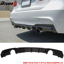 Load image into Gallery viewer, 2012-2018 F30 335 Dual Exhaust M Sport P Rear Diffuser Carbon Fiber CF