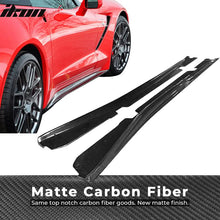 Load image into Gallery viewer, 2014-2019 Chevrolet Corvette C7 ST Style Side Skirts Carbon Fiber CF