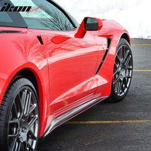 Load image into Gallery viewer, 2014-2019 Chevrolet Corvette C7 ST Style Side Skirts Carbon Fiber CF