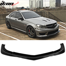 Load image into Gallery viewer, 2012-2015 Benz W204 C63 AMG GH Style Front Bumper Lip Carbon Fiber CF