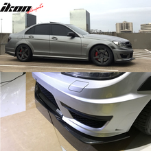 Load image into Gallery viewer, 2012-2015 Benz W204 C63 AMG GH Style Front Bumper Lip Carbon Fiber CF