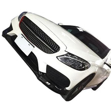 Load image into Gallery viewer, 2015-2016 Benz C-Class W205 Sports CS Front Bumper Lip Carbon Fiber CF