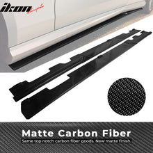 Load image into Gallery viewer, 2010-2013 Benz W212 Sedan RZ Style Side Skirts Carbon Fiber