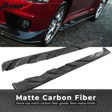 Load image into Gallery viewer, 2008-2016 Mitsubishi Lancer EVO X Jun Style Side Skirts Carbon Fiber