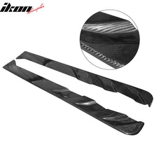Load image into Gallery viewer, 2008-2016 Mitsubishi Lancer EVO X Jun Style Side Skirts Carbon Fiber