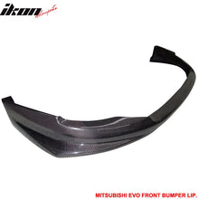 Load image into Gallery viewer, 2008-2015 Mitsubishi Lancer EVO X VR Style Front Lip Carbon Fiber
