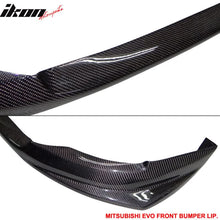Load image into Gallery viewer, 2008-2015 Mitsubishi Lancer EVO X VR Style Front Lip Carbon Fiber