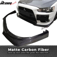 Load image into Gallery viewer, 2008-2015 Mitsubishi Lancer EVO X RA Style Front Lip Carbon Fiber