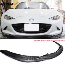 Load image into Gallery viewer, 2016-2020 Mazda MX5 Miata GV Style Front Bumper Lip Carbon Fiber