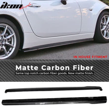 Load image into Gallery viewer, 2016-2020 Mazda MX5 Miata CS Style Side Skirts Carbon Fiber