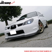 Load image into Gallery viewer, 2006-2007 Subaru Impreza WRX STI CS Style Front Lip Carbon Fiber