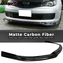 Load image into Gallery viewer, 2008-2010 Subaru Impreza WRX STI VR Style Front Lip Carbon Fiber