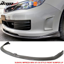 Load image into Gallery viewer, 2008-2010 Subaru WRX STI CS Style Front Bumper Lip Carbon Fiber
