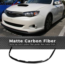 Load image into Gallery viewer, 2008-2010 Subaru Impreza STI Front Bumper Lip Carbon Fiber