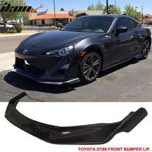 Load image into Gallery viewer, 2013-2016 Scion FRS GT86 G Style Front Bumper Lip Carbon Fiber