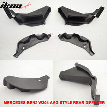 Load image into Gallery viewer, Fits 12-14 Benz W204 C-Class CF Rear Diffuser + C63 Exhaust Tips