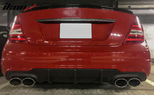 Load image into Gallery viewer, 2012-2014 Mercedes W204 C-Class Rear Bumper Diffuser ABS