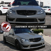 Load image into Gallery viewer, 2012-2014 Benz W204 C63 AMG V Style Front Bumper Lip Carbon Fiber CF