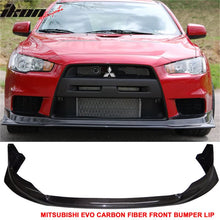 Load image into Gallery viewer, 2008-2015 Mitsubishi Lancer EVO X VR Style Front Lip Carbon Fiber
