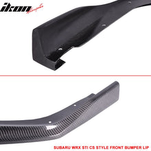 Load image into Gallery viewer, 2015-2017 Subaru WRX STI CS Style Front Bumper Lip Real Carbon Fiber