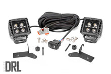 Load image into Gallery viewer, LED Light Kit | Hinge Mount | 2" Black Pair | White DRL | Jeep Gladiator JT/Wrangler JL (18-26)