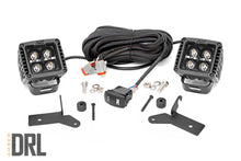 Load image into Gallery viewer, LED Light Kit | Hinge Mount | 2" Black Pair | Amber DRL | Jeep Gladiator JT/Wrangler JL (18-26)