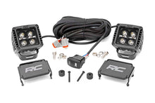 Load image into Gallery viewer, LED Light Kit | Cowl Mount | 2" Black Pair | Amber DRL | Jeep Gladiator JT/Wrangler JL (18-26)