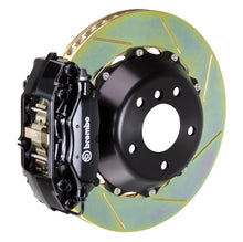 Load image into Gallery viewer, Brembo 09-13 FX35/FX50/14-17 QX70 Rr GT BBK 4Pist Cast 345x28 2pc Rotor Slotted Type1-Black