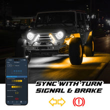Load image into Gallery viewer, XKGlow XKmax 4x15in PRO RGBW Wheel Ring App Control Light Kit