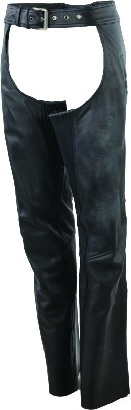 Kuryakyn By River Road Plains Leather Chaps Black Womens - Small