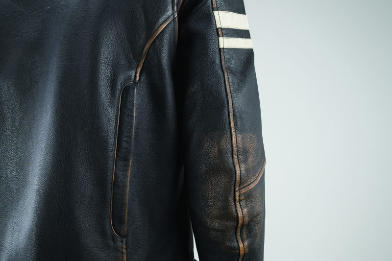 Kuryakyn By River Road Hoodlum Vintage Leather Jacket Black - Small