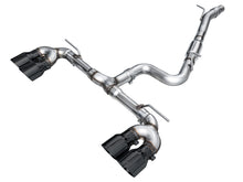 Load image into Gallery viewer, AWE MK8 Volkswagen Golf R 3in Track Edition Quad Exhaust - Diamond Black Tips