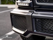 Load image into Gallery viewer, AutoTecknic Carbon Fiber Front Bumper Bull Bar Cover  - Mercedes-Benz W463 G-Class