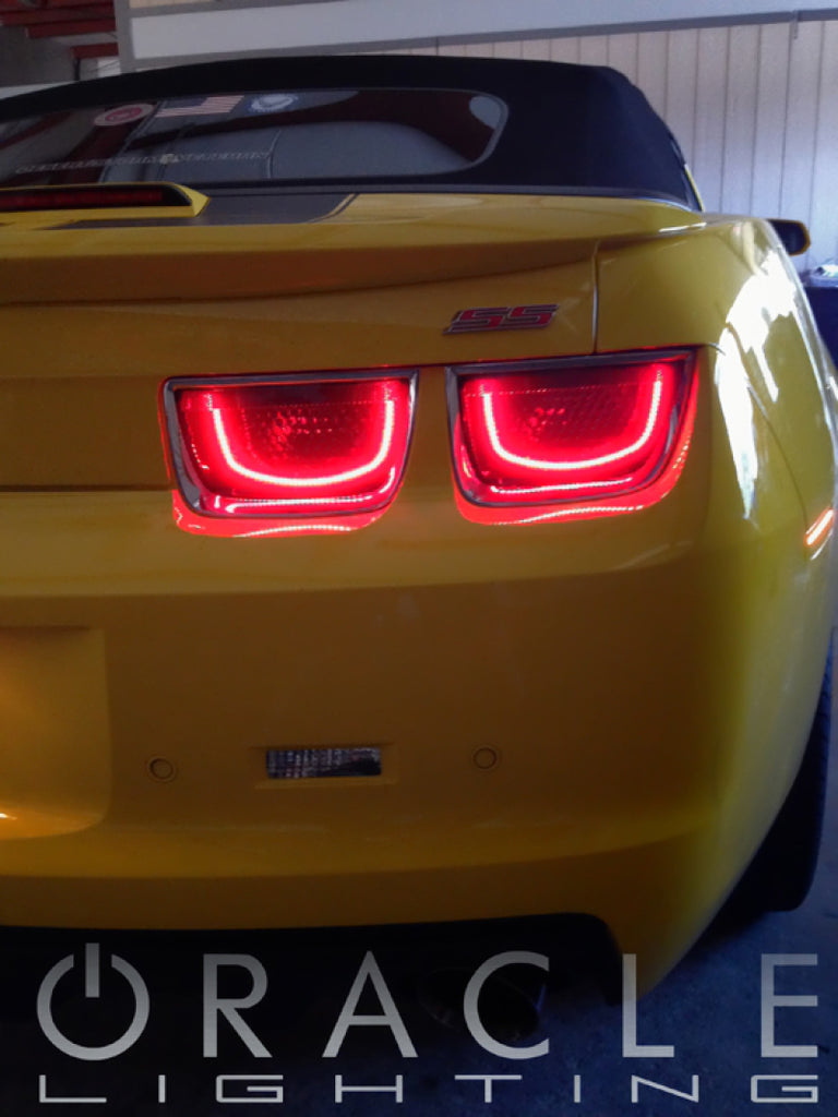 Oracle Chevy Camaro 10-13 Afterburner 2.0 Tail Light Halo Kit - Red NO RETURNS