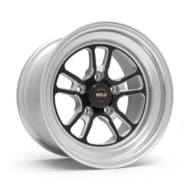Weld S70 RT-S 15x10in / 5x120.65 BP / 5.5in. BS - Black Center - Polished Shell Wheel