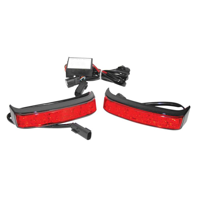 Letric Lighting Stiletto Saddlebag Lights Blk