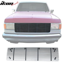 Load image into Gallery viewer, 1987-1991 Ford Bronco &amp; F-150 Cutout Style Polished Silver Front Grile