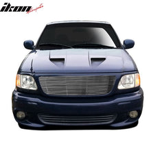Load image into Gallery viewer, 1997-1998 Ford F-150 Horizontal Cutout Style Silver Front Grile Insert