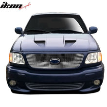 Load image into Gallery viewer, 1997-1998 Ford F150 Vertical Overlay Style Polished Silver Front Grile