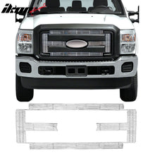 Load image into Gallery viewer, 2011-2013 Ford F-250 Super Duty Billet Chrome Grille Stainless Steel