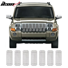 Load image into Gallery viewer, 2006-2011 Jeep Commander Billet Style Front Upper Grille Inser Chrome