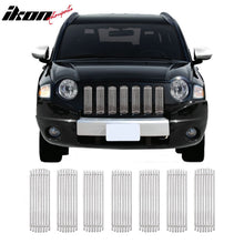 Load image into Gallery viewer, 2007-2010 Jeep Compass Billet Style Upper Grill Insert Stainless Steel