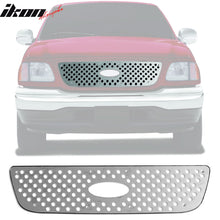 Load image into Gallery viewer, 1999-2003 Ford F-150 Chrome Front Bumper Upper Grille Stainless Steel