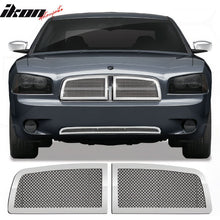 Load image into Gallery viewer, 2006-2010 Dodge Charger Mesh Style Chrome Front Grille Stainless Steel